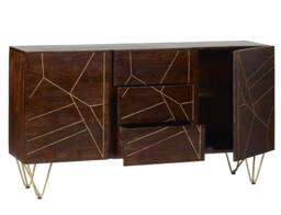 Rackhams Large Sideboard with Doors and Drawers Bishop Dark Mango - Wood - 1 - thumbnail 3