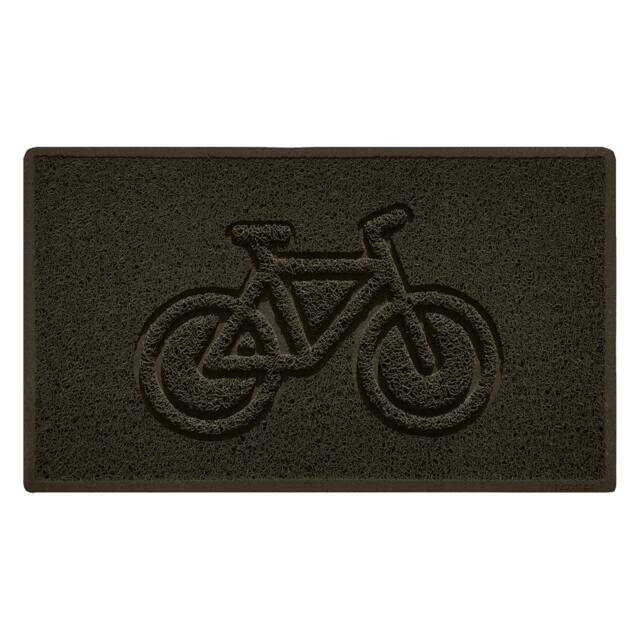 "Rackhams ""Cycle"" Grey Spaghetti Doormat - Brown - 75cm x 44cm - Yes (Suitable for Indoors)" - image 1