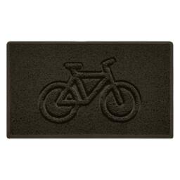 "Rackhams ""Cycle"" Grey Spaghetti Doormat - Brown - 75cm x 44cm - Yes (Suitable for Indoors)"