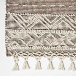 Rackhams Patna Beige & Natural Kilim Wool Rug - 120 x 170 cm - thumbnail 4