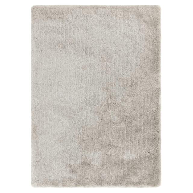 Rackhams Opulence Shaggy Silver Rug - 120x170cm - image 1