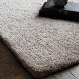 Rackhams Opulence Shaggy Silver Rug - 120x170cm - thumbnail 3