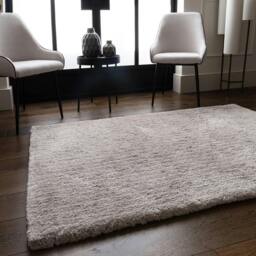 Rackhams Opulence Shaggy Silver Rug - 120x170cm - thumbnail 2