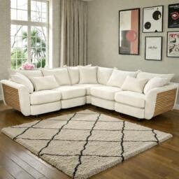 Rackhams Atelier 2C2 Large Corner Sofa Set - Black - thumbnail 1