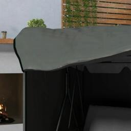 Rackhams 152 x 177cm Three-Seater Swing Chair Protective Cover Grey - thumbnail 6