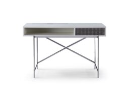 Rackhams Adriana Desk Dressing Tables - Bronze Brushed - White Wood (Laminate) - thumbnail 2