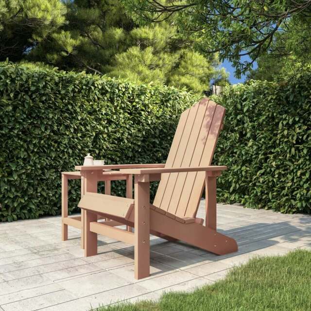 Rackhams Garden Adirondack Chair HDPE Brown