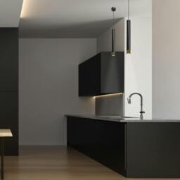 Rackhams Dani Pendant Lamp Hand Made Black And Gold - thumbnail 6
