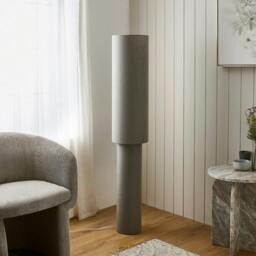 Rackhams Buxton Grey Column Floor Lamp - thumbnail 3