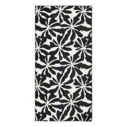 Rackhams Abstract Floral Microfibre Beach Towel - Beige - One Size - Beige - 88% Polyester/12% Polyamide