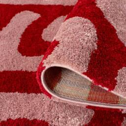 Rackhams Joli Doodle Red & Pink Rug - 200X290 cm - thumbnail 4