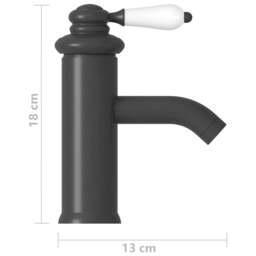 Rackhams Bathroom Basin Faucet Grey 130x180 mm - thumbnail 5