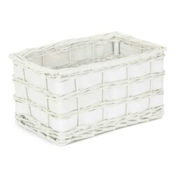 Rackhams Unlined White Scandi Storage Basket - Set of 4 - thumbnail 3