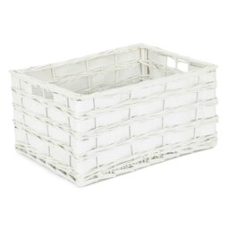 Rackhams Unlined White Scandi Storage Basket - Set of 4 - thumbnail 5