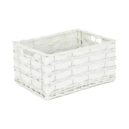 Rackhams Unlined White Scandi Storage Basket - Set of 4 - thumbnail 4
