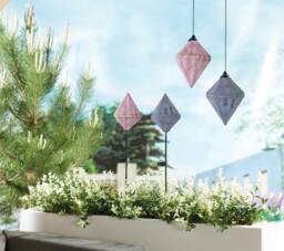 Rackhams Solar LED Moroccan Stake Light Blue - thumbnail 3