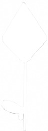 Rackhams Solar LED Moroccan Stake Light Blue - thumbnail 2