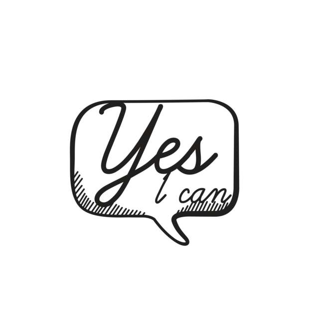 "Rackhams Modern ""Yes"" Black Metal Wall Art Hanging Ornament - Metal - Black" - image 1