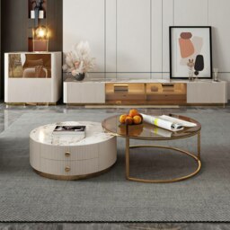 Rackhams Eden II Living Room Coffee Table Set, TV Stand - Sideboard - thumbnail 1