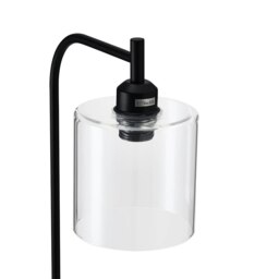 Rackhams Minimalist Floor Lamp with Glass Lampshade - thumbnail 3