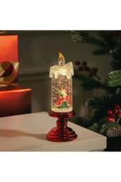 Rackhams LED Flameless Taper Flickering Battery Operated Candles Lights Christmas Candlesticks Decor - thumbnail 1