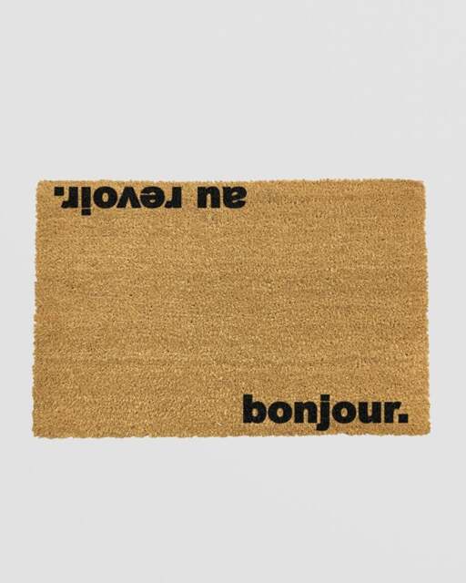 Rackhams Bonjour, Au Revoir Doormat