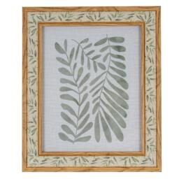 Rackhams Tundra Leaf Print Single Photo Frame - Brown - Brown - 100% Mixed