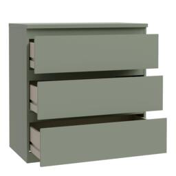 Rackhams Edmore 3 Drawer Chest in Sage Green - Standard - Sage Green - Manufactured Wood - thumbnail 5