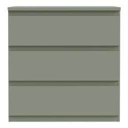 Rackhams Edmore 3 Drawer Chest in Sage Green - Standard - Sage Green - Manufactured Wood - thumbnail 3