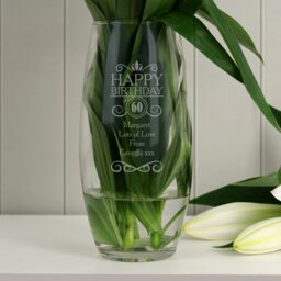 Rackhams Personalised Birthday Bullet Vase - thumbnail 4