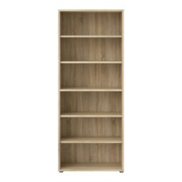 Rackhams Prima Bookcase 5 Shelves in Oak - Oak - Wood - 1 - thumbnail 2