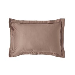 Rackhams Organic 400 TC Egyptian Cotton Sateen Oxford Pillowcase, Standard Size - White - thumbnail 2
