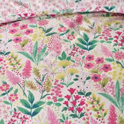 Rackhams Tilly Floral Duvet Cover Set - Pink - Single - thumbnail 4
