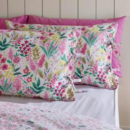 Rackhams Tilly Floral Duvet Cover Set - Pink - Single - thumbnail 5