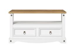 Rackhams Corona 2-Drawer Flat Screen TV Unit - Brown - thumbnail 5