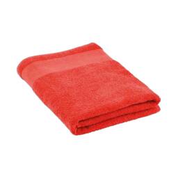 Rackhams Island 70 Cotton Bath Towel - Red - One Size - Red - 100% Cotton - thumbnail 1