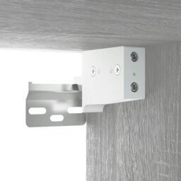 Rackhams 2 Piece Bathroom Cabinet Set Grey Sonoma Engineered Wood - thumbnail 5