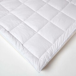 Rackhams Pure Mulberry Silk Blend Mattress Topper 700GSM - Single - thumbnail 4