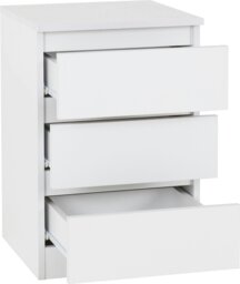 Rackhams Malvern 4 Piece Bedroom Set with 3 Door Triple Wardrobe - Grey - thumbnail 6