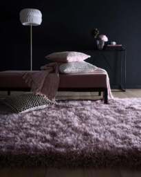 Rackhams Extravagance Rose Shaggy Rug - 80X150 cm - thumbnail 2