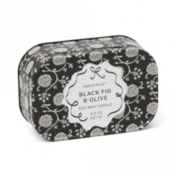 Rackhams Paddywax Cherie Range Candle tin - one size - Black - Black Fig & Olive