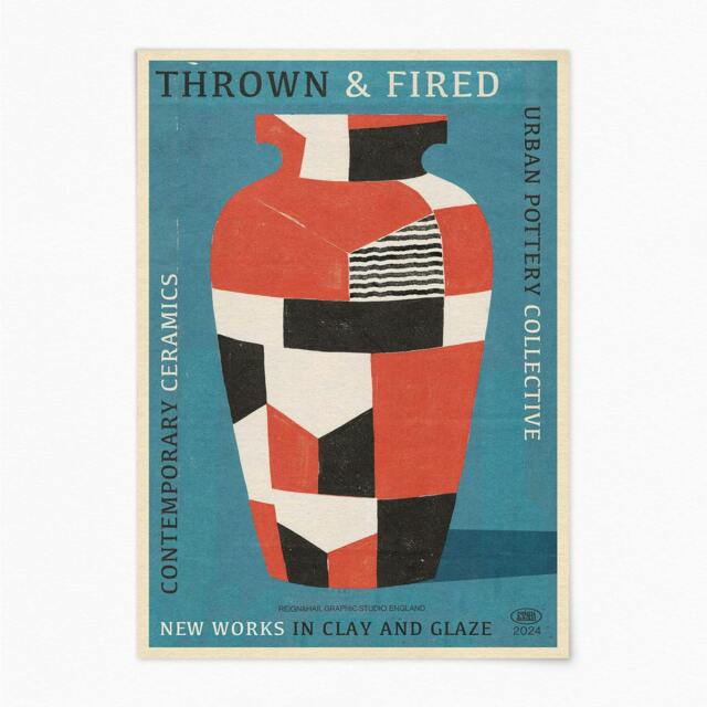 Rackhams Thrown & Fired - A1 - No Frame - image 1