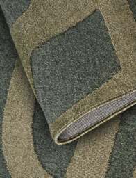 Rackhams Therese Short Pile Green Rug - 200X290 cm - thumbnail 3