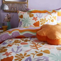 Rackhams Amelie Floral Duvet Cover Set - Multicoloured - Superking - Multicoloured - 50% Cotton/50% Polyester - thumbnail 2