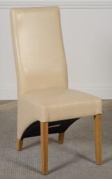 Rackhams Lola Leather Dining Chair - Black - 1 - thumbnail 6