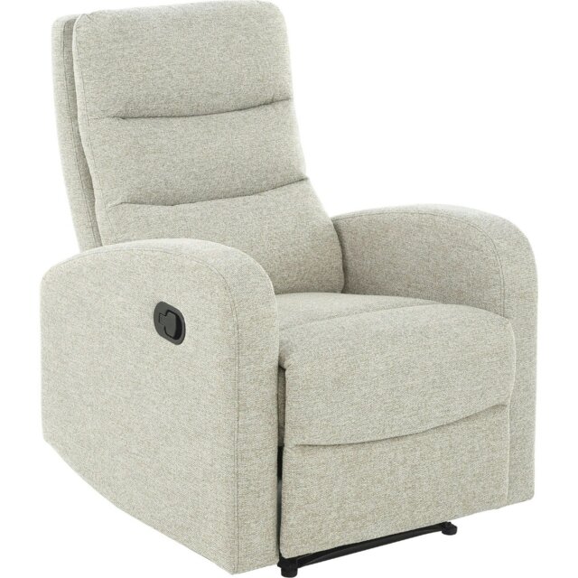 Rackhams Rena Armchair Manual Recliner (Natural Fabric) - Natural - Modern Living - Recliner - image 1