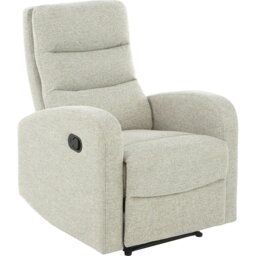Rackhams Rena Armchair Manual Recliner (Natural Fabric) - Natural - Modern Living - Recliner - thumbnail 1