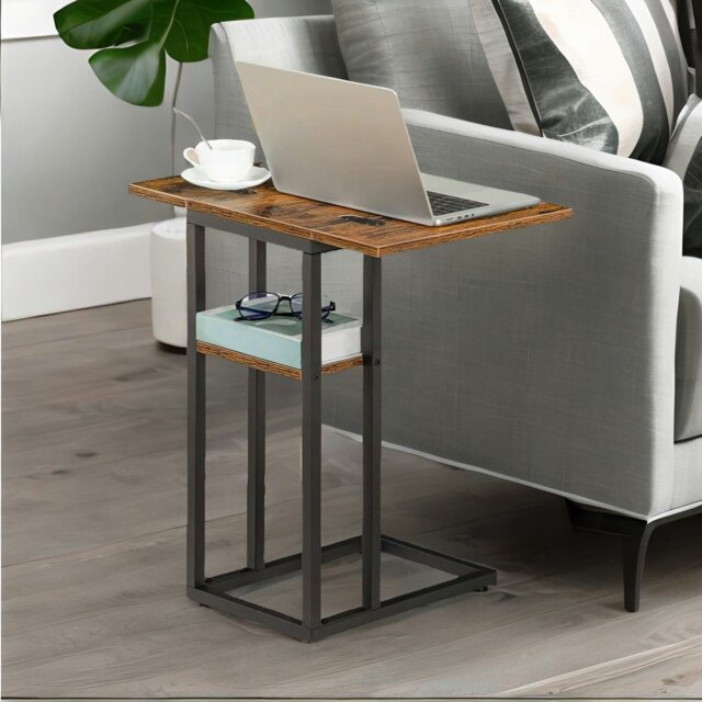 Rackhams Foldable Sofa Side Table - image 1