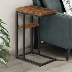 Rackhams Foldable Sofa Side Table - thumbnail 2