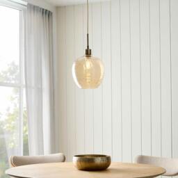 Rackhams Zula 1-Light Champagne Pendant - thumbnail 2